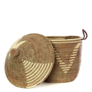 Swahili Tribal Reed Basket